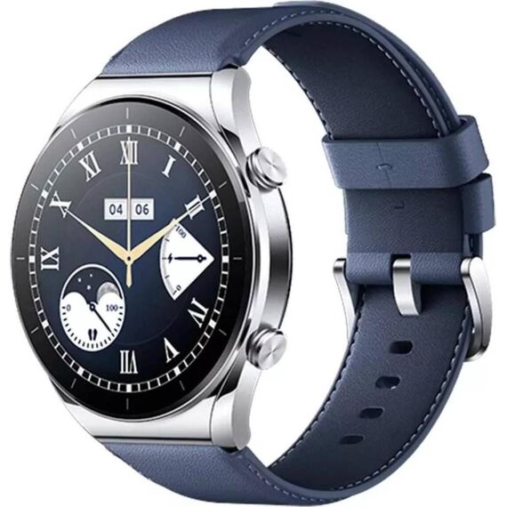 Кожаный ремешок для умных часов Xiaomi Watch S1 Dark blue, Цвет: Dark blue, изображение 2 Кожаный ремешок для умных часов Xiaomi Watch S1 Dark blue, Цвет: Dark blue, изображение 2