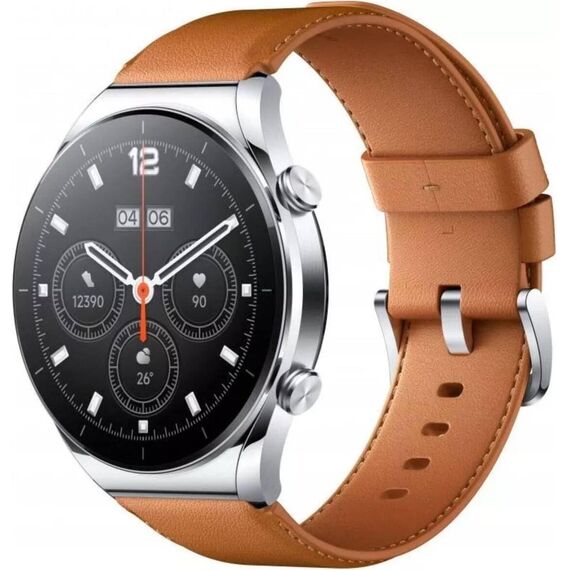 Кожаный ремешок для умных часов Xiaomi Watch S1 Brown, Цвет: Brown, изображение 2 Кожаный ремешок для умных часов Xiaomi Watch S1 Brown, Цвет: Brown, изображение 2