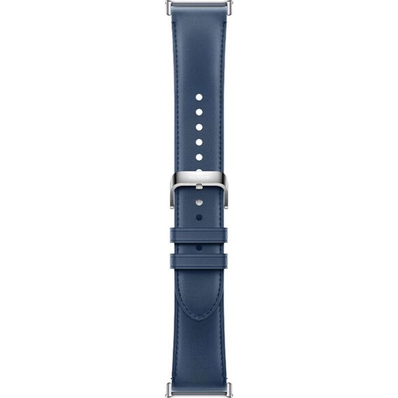 Кожаный быстросъемный ремешок для Xiaomi Smart Band 9/8 Pro Dark blue, Цвет: Dark blue