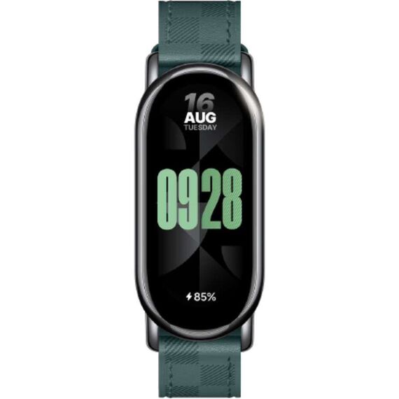 Клетчатый ремешок для фитнес-браслета Xiaomi Smart Band 8 Green, изображение 2 Клетчатый ремешок для фитнес-браслета Xiaomi Smart Band 8 Green, изображение 2