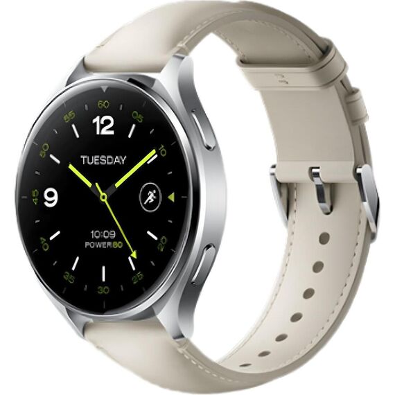 Кожаный ремешок для умных часов Xiaomi Watch 2 Pro White, Цвет: White, изображение 2 Кожаный ремешок для умных часов Xiaomi Watch 2 Pro White, Цвет: White, изображение 2