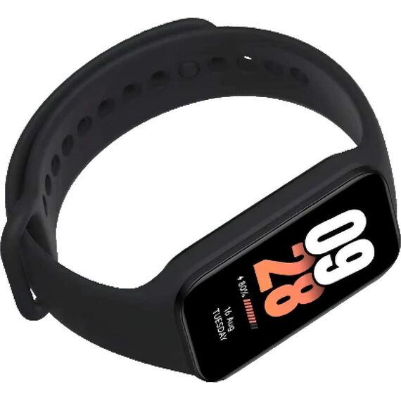 Ремешок для фитнес-браслета Xiaomi Smart Band 8 Active Black, Цвет: Black, изображение 2 Ремешок для фитнес-браслета Xiaomi Smart Band 8 Active Black, Цвет: Black, изображение 2
