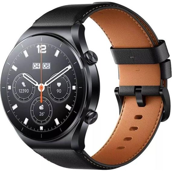 Кожаный ремешок для умных часов Xiaomi Watch S1 Black, Цвет: Black, изображение 2 Кожаный ремешок для умных часов Xiaomi Watch S1 Black, Цвет: Black, изображение 2