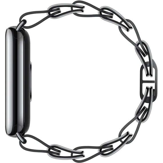 Ремешок-Цепочка для фитнес-браслета Xiaomi Smart Band 8 Black, Цвет: Black, изображение 3 Ремешок-Цепочка для фитнес-браслета Xiaomi Smart Band 8 Black, Цвет: Black, изображение 3