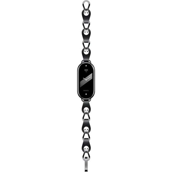 Ремешок-Цепочка для фитнес-браслета Xiaomi Smart Band 8 Black, Цвет: Black, изображение 4 Ремешок-Цепочка для фитнес-браслета Xiaomi Smart Band 8 Black, Цвет: Black, изображение 4