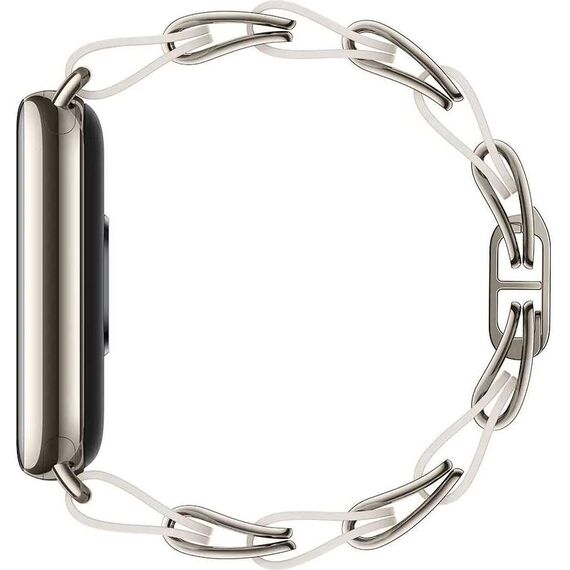 Ремешок-Цепочка для фитнес-браслета Xiaomi Smart Band 8 White, Цвет: White, изображение 3 Ремешок-Цепочка для фитнес-браслета Xiaomi Smart Band 8 White, Цвет: White, изображение 3