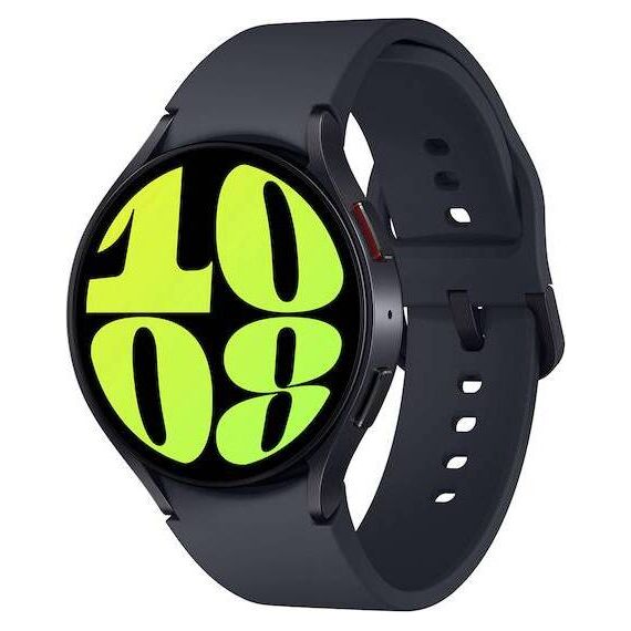 Samsung Galaxy Watch 6 | 44 mm | Graphite | Sport/Graphite | M/L, Размер ремешка : M/L, Цвет ремешка: Graphite, Тип ремешка : Sport, Размер корпуса : 44 мм, Цвет: Graphite, Подключение часов : Bluetooth / Wi-Fi
