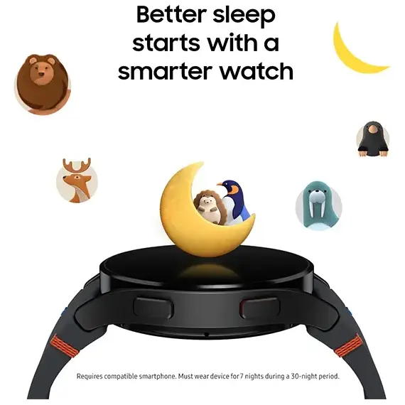Galaxy Watch FE | 40 mm | Black | Sport/ Black, Размер корпуса : 40 мм, Цвет: Black, Цвет ремешка: Black, Подключение часов : Bluetooth / Wi-Fi, изображение 8 Galaxy Watch FE | 40 mm | Black | Sport/ Black, Размер корпуса : 40 мм, Цвет: Black, Цвет ремешка: Black, Подключение часов : Bluetooth / Wi-Fi, изображение 8