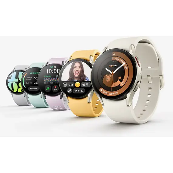 Samsung Galaxy Watch 6 | 40 mm | 4G LTE | Gold | Sport/Cream | S/M, Тип ремешка : Sport, Размер корпуса : 40 мм, Цвет: Gold, Цвет ремешка: Cream, Размер ремешка : S/M, Подключение часов : Bluetooth / Wi-Fi + 4G LTE, изображение 10 Samsung Galaxy Watch 6 | 40 mm | 4G LTE | Gold | Sport/Cream | S/M, Тип ремешка : Sport, Размер корпуса : 40 мм, Цвет: Gold, Цвет ремешка: Cream, Размер ремешка : S/M, Подключение часов : Bluetooth / Wi-Fi + 4G LTE, изображение 10