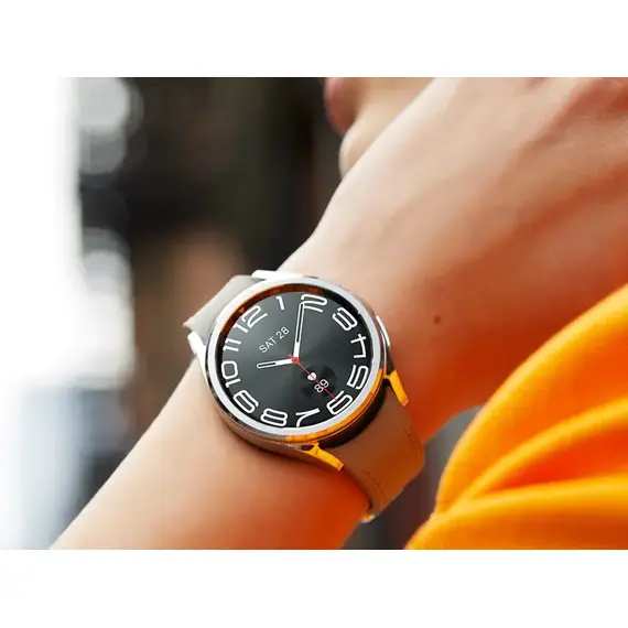 Samsung Galaxy Watch 6 Classic | 43 mm | 4G LTE | Black | Sport/Graphite | S/M, Тип ремешка : Sport, Размер корпуса : 43 мм, Цвет: Black, Цвет ремешка: Graphite, Размер ремешка : S/M, Подключение часов : Bluetooth / Wi-Fi + 4G LTE, изображение 3 Samsung Galaxy Watch 6 Classic | 43 mm | 4G LTE | Black | Sport/Graphite | S/M, Тип ремешка : Sport, Размер корпуса : 43 мм, Цвет: Black, Цвет ремешка: Graphite, Размер ремешка : S/M, Подключение часов : Bluetooth / Wi-Fi + 4G LTE, изображение 3