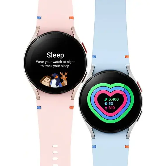 Galaxy Watch FE | 40 mm | Silver | Sport/Sky Blue, Размер корпуса : 40 мм, Цвет: Silver, Цвет ремешка: Sky Blue, Подключение часов : Bluetooth / Wi-Fi, изображение 13 Galaxy Watch FE | 40 mm | Silver | Sport/Sky Blue, Размер корпуса : 40 мм, Цвет: Silver, Цвет ремешка: Sky Blue, Подключение часов : Bluetooth / Wi-Fi, изображение 13