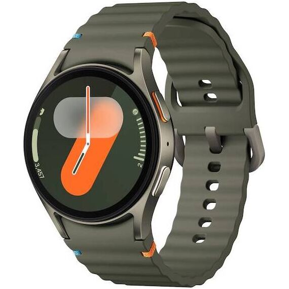 Samsung Galaxy Watch 7 | 40 mm | Green | Sport/Green | M/L, Размер ремешка : M/L, Цвет ремешка: Green, Тип ремешка : Sport, Размер корпуса : 40 мм, Цвет: Green, Подключение часов : Bluetooth / Wi-Fi