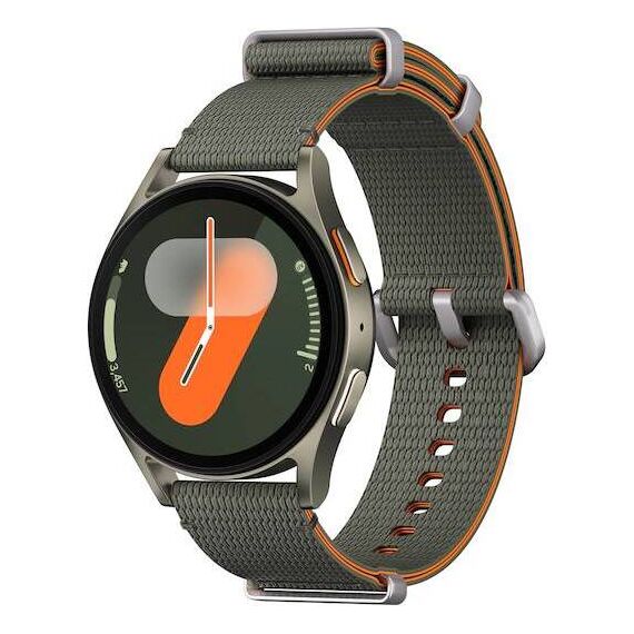 Samsung Galaxy Watch 7 | 40 mm | 4G LTE | Green | Athleisure/Green | S/M, Размер ремешка : S/M, Цвет ремешка: Green, Тип ремешка : Athleisure, Размер корпуса : 40 мм, Цвет: Green, Подключение часов : Bluetooth / Wi-Fi + 4G LTE