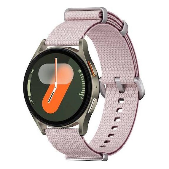 Samsung Galaxy Watch 7 | 40 mm | 4G LTE | Green | Athleisure/Pink | S/M, Размер ремешка : S/M, Цвет ремешка: Pink, Тип ремешка : Athleisure, Размер корпуса : 40 мм, Цвет: Green, Подключение часов : Bluetooth / Wi-Fi + 4G LTE