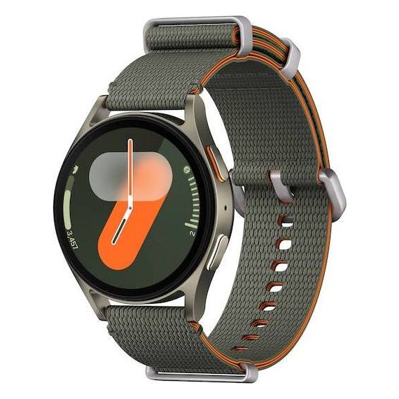 Samsung Galaxy Watch 7 | 40 mm | 4G LTE | Green | Athleisure/Green | M/L, Размер ремешка : M/L, Цвет ремешка: Green, Тип ремешка : Athleisure, Размер корпуса : 40 мм, Цвет: Green, Подключение часов : Bluetooth / Wi-Fi + 4G LTE