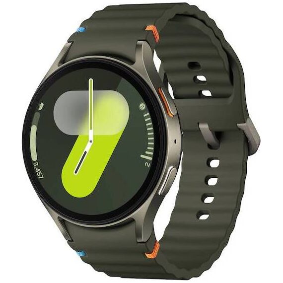 Samsung Galaxy Watch 7 | 44 mm | 4G LTE | Green | Sport/Green | M/L, Размер ремешка : M/L, Цвет ремешка: Green, Тип ремешка : Sport, Размер корпуса : 44 мм, Цвет: Green, Подключение часов : Bluetooth / Wi-Fi + 4G LTE