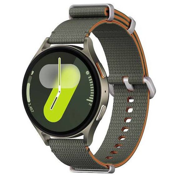 Samsung Galaxy Watch 7 | 44 mm | 4G LTE | Green | Athleisure/Green | M/L, Размер ремешка : S/M, Цвет ремешка: Green, Тип ремешка : Athleisure, Размер корпуса : 44 мм, Цвет: Green, Подключение часов : Bluetooth / Wi-Fi + 4G LTE