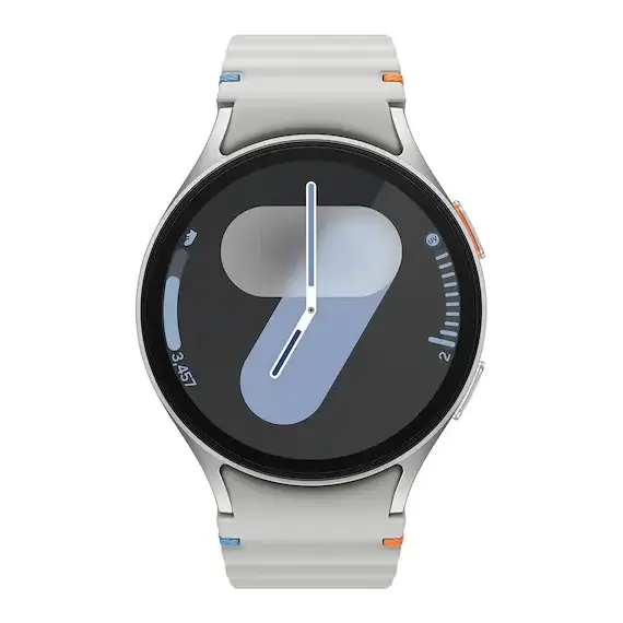 Samsung Galaxy Watch 7 | 44 mm | Silver | Athleisure/Sky Blue | M/L, Тип ремешка : Athleisure, Размер корпуса : 44 мм, Цвет: Silver, Цвет ремешка: Sky Blue, Размер ремешка : M/L, Подключение часов : Bluetooth / Wi-Fi, изображение 2 Samsung Galaxy Watch 7 | 44 mm | Silver | Athleisure/Sky Blue | M/L, Тип ремешка : Athleisure, Размер корпуса : 44 мм, Цвет: Silver, Цвет ремешка: Sky Blue, Размер ремешка : M/L, Подключение часов : Bluetooth / Wi-Fi, изображение 2