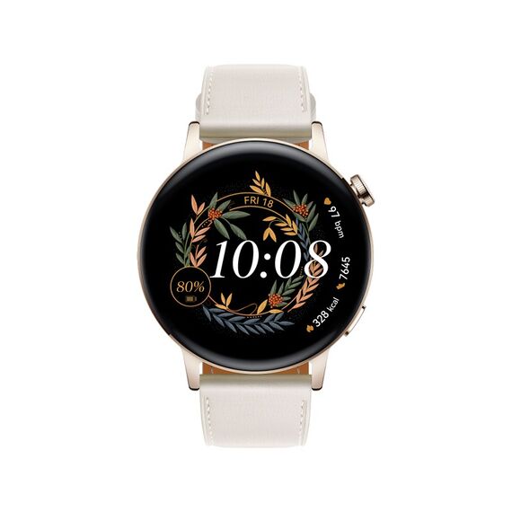 Смарт-часы HUAWEI WATCH GT 3 Classic | 42 mm | White, Размер корпуса : 42 мм, Цвет: White