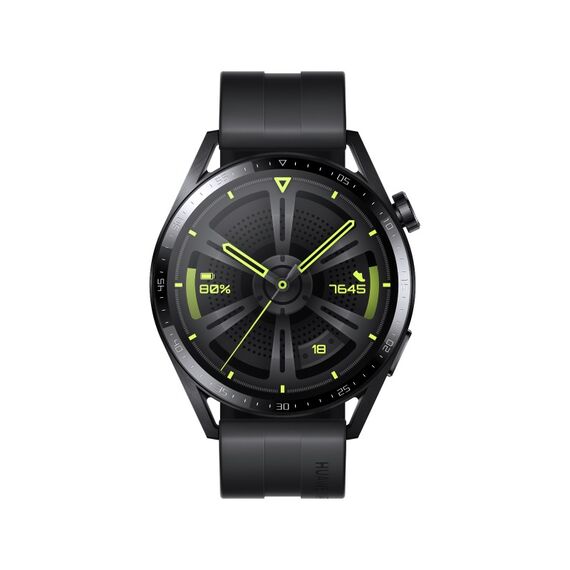 Смарт-часы HUAWEI WATCH GT 3 Active | 46 mm | Graphite black, Размер корпуса : 46 мм, Цвет: Graphite black