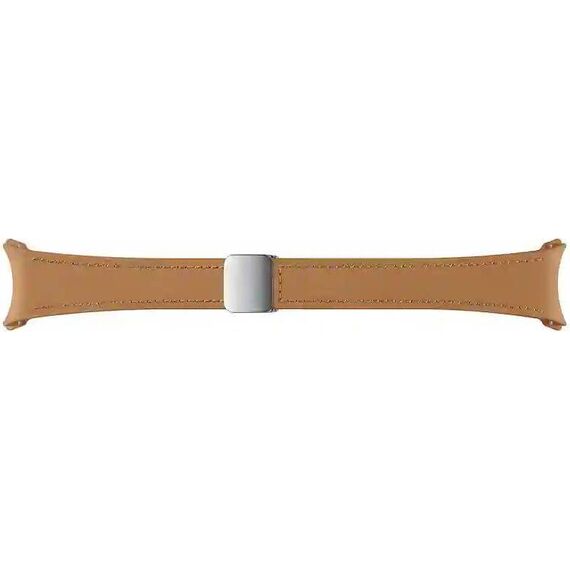 Гибридный ремешок из эко-кожи для Galaxy Watch | S/M | Camel, Размер ремешка : S/M, Цвет ремешка: Camel