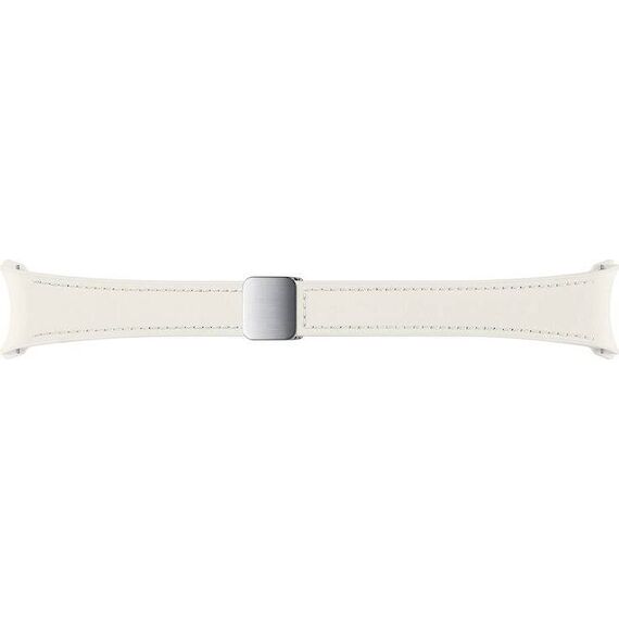 Гибридный ремешок из эко-кожи для Galaxy Watch | S/M | Cream, Размер ремешка : S/M, Цвет ремешка: Cream