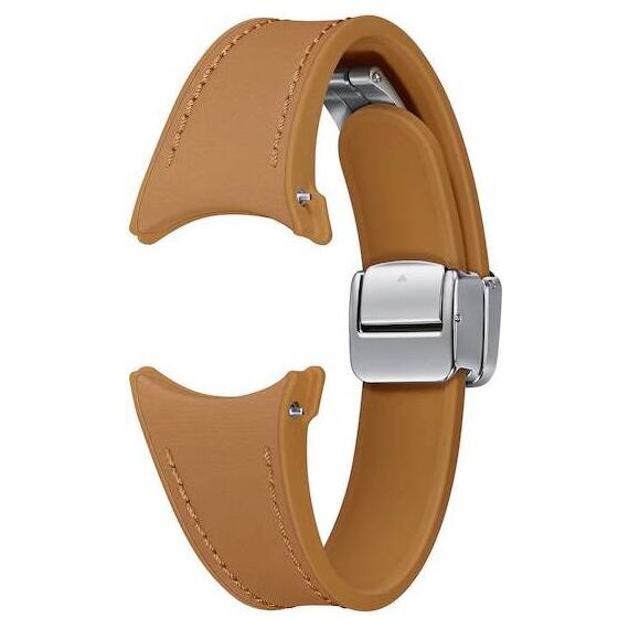Гибридный ремешок из эко-кожи для Galaxy Watch | S/M | Camel, Цвет ремешка: Camel, Размер ремешка : S/M, изображение 3 Гибридный ремешок из эко-кожи для Galaxy Watch | S/M | Camel, Цвет ремешка: Camel, Размер ремешка : S/M, изображение 3
