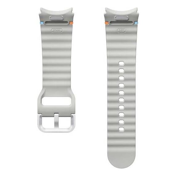 Ремешок Galaxy Watch 7 Sport | S/M | Silver, Тип ремешка : Sport, Цвет ремешка: Silver, Размер ремешка : S/M, изображение 2 Ремешок Galaxy Watch 7 Sport | S/M | Silver, Тип ремешка : Sport, Цвет ремешка: Silver, Размер ремешка : S/M, изображение 2