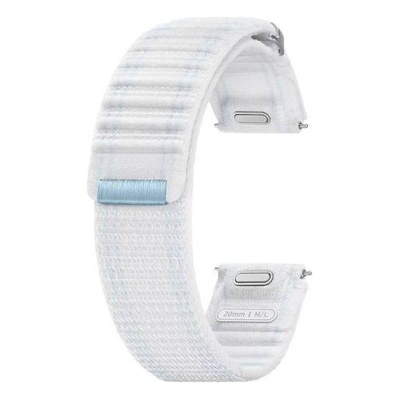 Ремешок Galaxy Watch Fabric | M/L | Blue White, Тип ремешка : Fabric, Цвет ремешка: Blue White, Размер ремешка : M/L, изображение 3 Ремешок Galaxy Watch Fabric | M/L | Blue White, Тип ремешка : Fabric, Цвет ремешка: Blue White, Размер ремешка : M/L, изображение 3