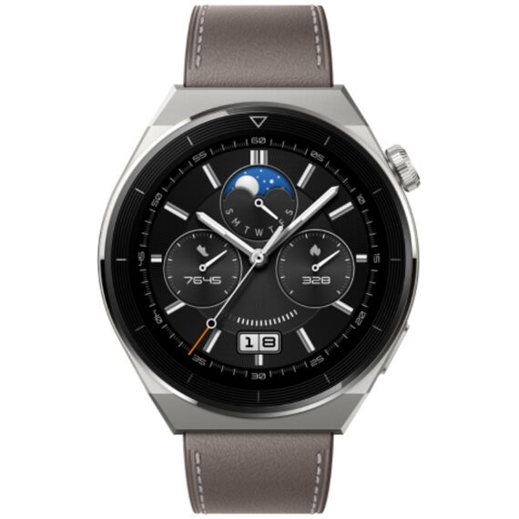 Смарт- часы HUAWEI WATCH GT 3 Pro Titanium | 46,6 mm | Grey, Размер корпуса : 46,6 мм, Цвет: Grey