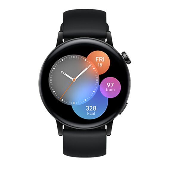 Смарт-часы HUAWEI WATCH GT 3 Active | 42 mm | Black, Размер корпуса : 42 мм, Цвет: Black