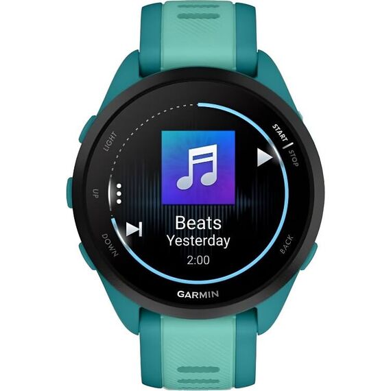Смарт-часы Garmin Forerunner 165 Music Turquoise/Aqua, МУЗЫКА (легко загрузите на часы до 500 песен): Да, Цвет: Turquoise/Aqua, изображение 5 Смарт-часы Garmin Forerunner 165 Music Turquoise/Aqua, МУЗЫКА (легко загрузите на часы до 500 песен): Да, Цвет: Turquoise/Aqua, изображение 5