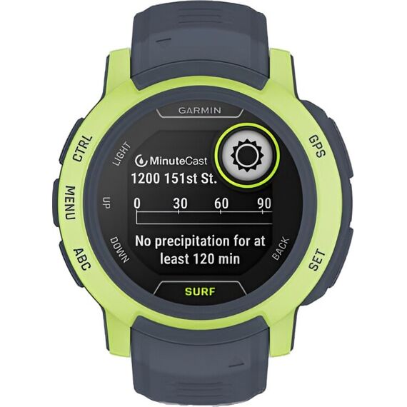 Смарт-часы Garmin Instinct 2 Surf Edition Mavericks, Версия: Surf, SOLAR (Версии с линзами для зарядки от солнечной батареи собирают солнечную энергию и продлевают срок службы батареи.): Нет, Размер корпуса : 45 мм, Цвет: Mavericks, изображение 5 Смарт-часы Garmin Instinct 2 Surf Edition Mavericks, Версия: Surf, SOLAR (Версии с линзами для зарядки от солнечной батареи собирают солнечную энергию и продлевают срок службы батареи.): Нет, Размер корпуса : 45 мм, Цвет: Mavericks, изображение 5