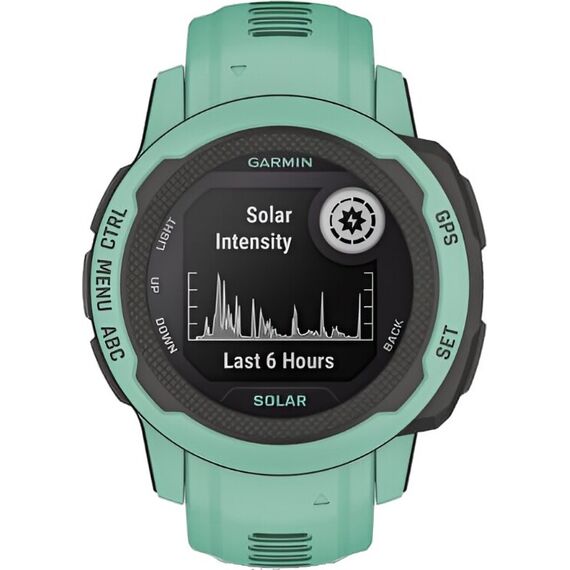Смарт-часы Garmin Instinct 2S Solar Standard Edition Neo Tropic, Версия: Standard, SOLAR (Версии с линзами для зарядки от солнечной батареи собирают солнечную энергию и продлевают срок службы батареи.): Да, Размер корпуса : 40 мм, Цвет: Neo Tropic, изображение 3 Смарт-часы Garmin Instinct 2S Solar Standard Edition Neo Tropic, Версия: Standard, SOLAR (Версии с линзами для зарядки от солнечной батареи собирают солнечную энергию и продлевают срок службы батареи.): Да, Размер корпуса : 40 мм, Цвет: Neo Tropic, изображение 3