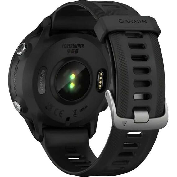 Смарт-часы Garmin Forerunner 955 Black, SOLAR (Версии с линзами для зарядки от солнечной батареи собирают солнечную энергию и продлевают срок службы батареи.): Нет, Цвет: Black, изображение 7 Смарт-часы Garmin Forerunner 955 Black, SOLAR (Версии с линзами для зарядки от солнечной батареи собирают солнечную энергию и продлевают срок службы батареи.): Нет, Цвет: Black, изображение 7