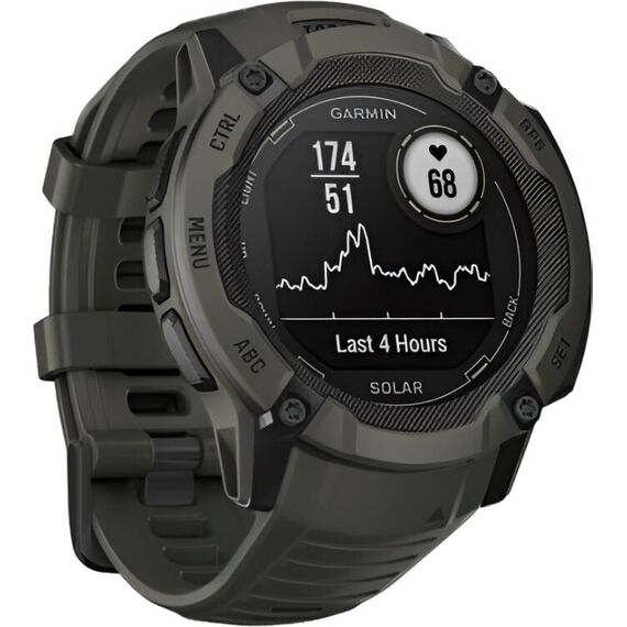 Смарт-часы Garmin Instinct 2X Solar Standard Edition Moss, Версия: Standard, SOLAR (Версии с линзами для зарядки от солнечной батареи собирают солнечную энергию и продлевают срок службы батареи.): Да, Размер корпуса : 50 мм, Цвет: Moss, изображение 4 Смарт-часы Garmin Instinct 2X Solar Standard Edition Moss, Версия: Standard, SOLAR (Версии с линзами для зарядки от солнечной батареи собирают солнечную энергию и продлевают срок службы батареи.): Да, Размер корпуса : 50 мм, Цвет: Moss, изображение 4