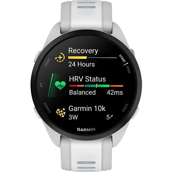Смарт-часы Garmin Forerunner 165 Grey/Whitestone, МУЗЫКА (легко загрузите на часы до 500 песен): Нет, Цвет: Grey/Whitestone, изображение 5 Смарт-часы Garmin Forerunner 165 Grey/Whitestone, МУЗЫКА (легко загрузите на часы до 500 песен): Нет, Цвет: Grey/Whitestone, изображение 5