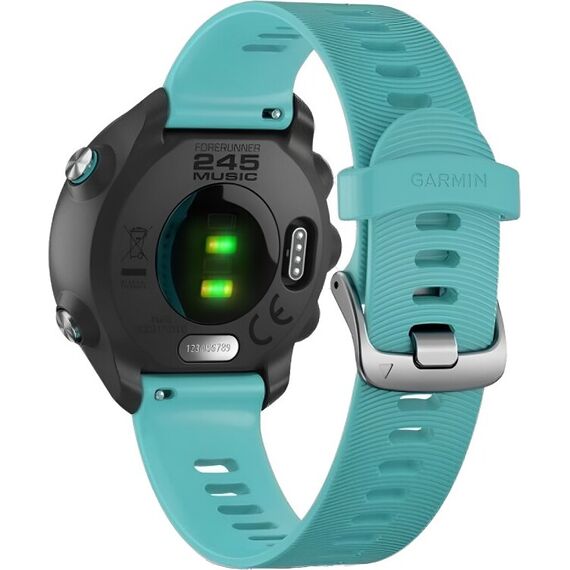 Смарт-часы Garmin Forerunner 245 Music Aqua, МУЗЫКА (легко загрузите на часы до 500 песен): Да, Цвет: Aqua, изображение 7 Смарт-часы Garmin Forerunner 245 Music Aqua, МУЗЫКА (легко загрузите на часы до 500 песен): Да, Цвет: Aqua, изображение 7