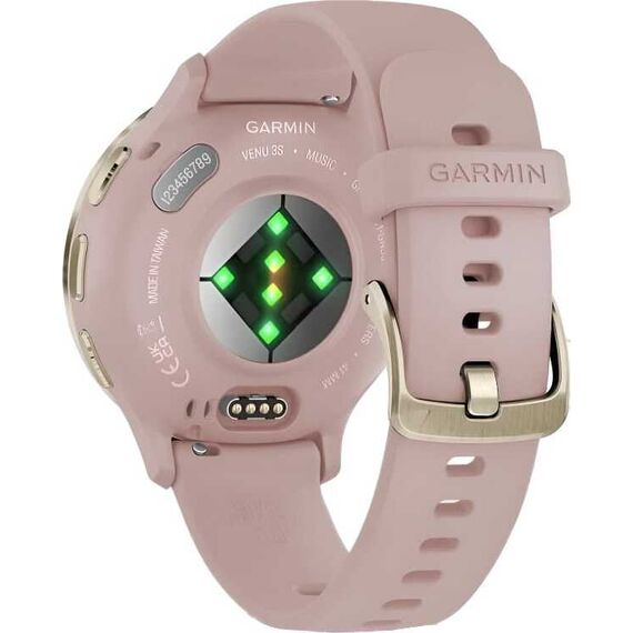 Смарт-часы Garmin Venu 3S Soft Gold Stainless Steel Bezel with Dust Rose Case, Размер корпуса : 41 мм, Цвет: Dust Rose, изображение 7 Смарт-часы Garmin Venu 3S Soft Gold Stainless Steel Bezel with Dust Rose Case, Размер корпуса : 41 мм, Цвет: Dust Rose, изображение 7