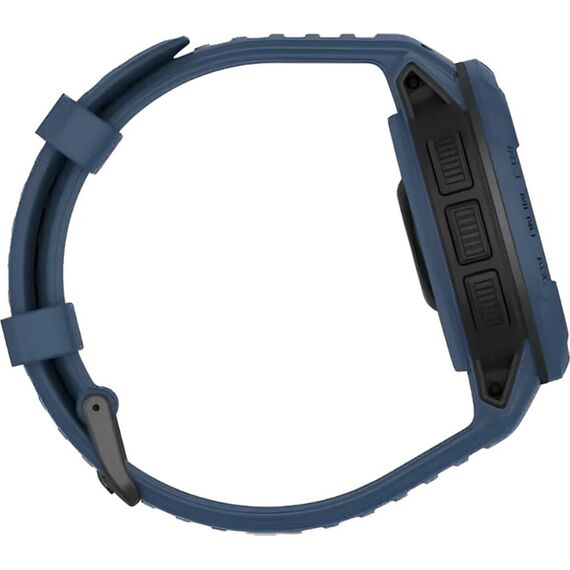Смарт-часы Garmin Instinct Crossover Solar Standard Edition Tidal Blue, Версия: Standard, SOLAR (Версии с линзами для зарядки от солнечной батареи собирают солнечную энергию и продлевают срок службы батареи.): Да, Цвет: Tidal Blue, изображение 6 Смарт-часы Garmin Instinct Crossover Solar Standard Edition Tidal Blue, Версия: Standard, SOLAR (Версии с линзами для зарядки от солнечной батареи собирают солнечную энергию и продлевают срок службы батареи.): Да, Цвет: Tidal Blue, изображение 6