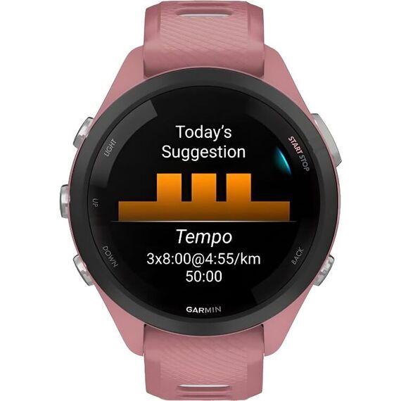 Смарт-часы Garmin Forerunner 265S Light Pink/Whitestone, Размер корпуса : 42 мм, Цвет: Light Pink/Whitestone, изображение 3 Смарт-часы Garmin Forerunner 265S Light Pink/Whitestone, Размер корпуса : 42 мм, Цвет: Light Pink/Whitestone, изображение 3