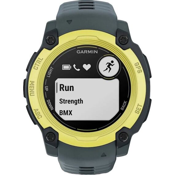 Смарт-часы Garmin Instinct E | 40 mm | Electric Lime with Twilight Band, Версия: Instinct E, Размер корпуса : 40 мм, Цвет: Electric Lime/Twilight, изображение 3 Смарт-часы Garmin Instinct E | 40 mm | Electric Lime with Twilight Band, Версия: Instinct E, Размер корпуса : 40 мм, Цвет: Electric Lime/Twilight, изображение 3