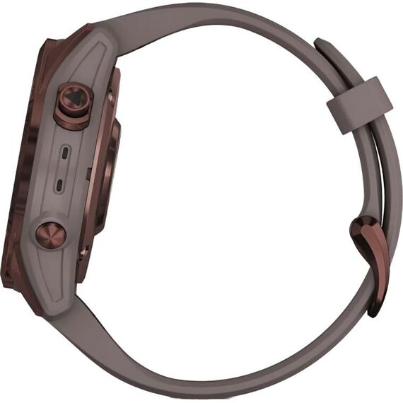 Смарт-часы Garmin Fēnix 7S Sapphire Solar Edition Dark Bronze Titanium/Shale Gray, Версия: Sapphire Solar, Размер корпуса : 42 мм, Цвет: Dark Bronze Titanium/Shale Gray, изображение 8