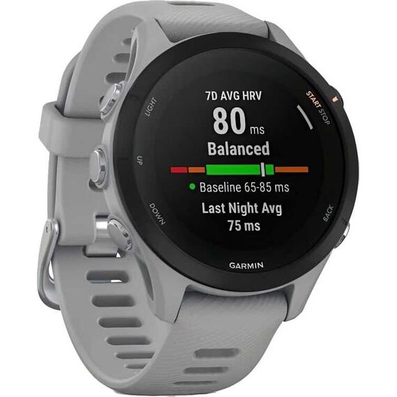 Смарт-часы Garmin Forerunner 255S Powder Gray, МУЗЫКА (легко загрузите на часы до 500 песен): Нет, Размер корпуса : 41 мм, Цвет: Powder Gray, изображение 4 Смарт-часы Garmin Forerunner 255S Powder Gray, МУЗЫКА (легко загрузите на часы до 500 песен): Нет, Размер корпуса : 41 мм, Цвет: Powder Gray, изображение 4