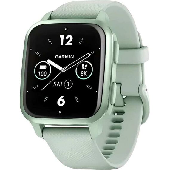 Смарт-часы Garmin Venu Sq 2 Metallic Mint Bezel with Cool Mint Case, Размер корпуса : 40 мм, Цвет: Cool Mint, изображение 2 Смарт-часы Garmin Venu Sq 2 Metallic Mint Bezel with Cool Mint Case, Размер корпуса : 40 мм, Цвет: Cool Mint, изображение 2