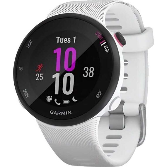 Смарт-часы Garmin Forerunner 45S White, Размер корпуса : 39 мм, Цвет: White, изображение 2 Смарт-часы Garmin Forerunner 45S White, Размер корпуса : 39 мм, Цвет: White, изображение 2