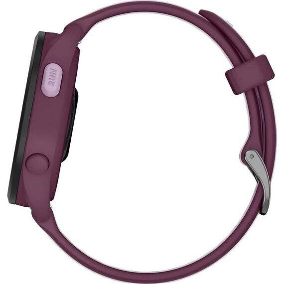 Смарт-часы Garmin Forerunner 165 Music Berry/Lilac, МУЗЫКА (легко загрузите на часы до 500 песен): Да, Цвет: Berry/Lilac, изображение 6 Смарт-часы Garmin Forerunner 165 Music Berry/Lilac, МУЗЫКА (легко загрузите на часы до 500 песен): Да, Цвет: Berry/Lilac, изображение 6