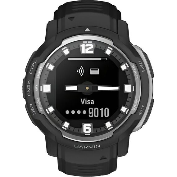 Смарт-часы Garmin Instinct Crossover Standard Edition Black, Версия: Standard, SOLAR (Версии с линзами для зарядки от солнечной батареи собирают солнечную энергию и продлевают срок службы батареи.): Нет, Цвет: Black, изображение 5 Смарт-часы Garmin Instinct Crossover Standard Edition Black, Версия: Standard, SOLAR (Версии с линзами для зарядки от солнечной батареи собирают солнечную энергию и продлевают срок службы батареи.): Нет, Цвет: Black, изображение 5
