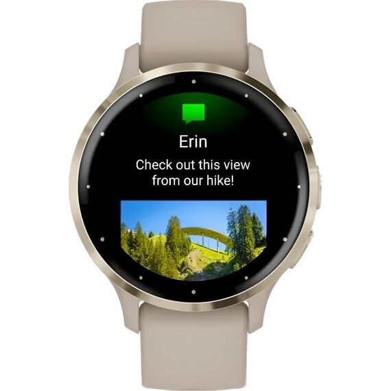 Смарт-часы Garmin Venu 3S Soft Gold Stainless Steel Bezel with French Gray Case, Размер корпуса : 41 мм, Цвет: French Gray, изображение 5 Смарт-часы Garmin Venu 3S Soft Gold Stainless Steel Bezel with French Gray Case, Размер корпуса : 41 мм, Цвет: French Gray, изображение 5