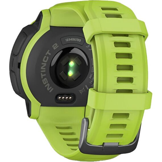 Смарт-часы Garmin Instinct 2 Standard Edition Electric Lime, Версия: Standard, SOLAR (Версии с линзами для зарядки от солнечной батареи собирают солнечную энергию и продлевают срок службы батареи.): Нет, Размер корпуса : 45 мм, Цвет: Electric Lime, изображение 7 Смарт-часы Garmin Instinct 2 Standard Edition Electric Lime, Версия: Standard, SOLAR (Версии с линзами для зарядки от солнечной батареи собирают солнечную энергию и продлевают срок службы батареи.): Нет, Размер корпуса : 45 мм, Цвет: Electric Lime, изображение 7